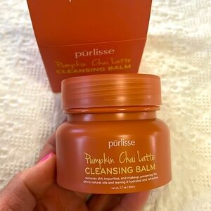 Purlisse Pumpkin Chai Latte Cleansing Balm - Warm Orange